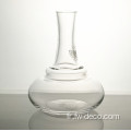 Acadeur de vin en verre transparent personnalisé avec bouchon en verre